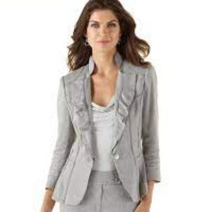 Gray blazer